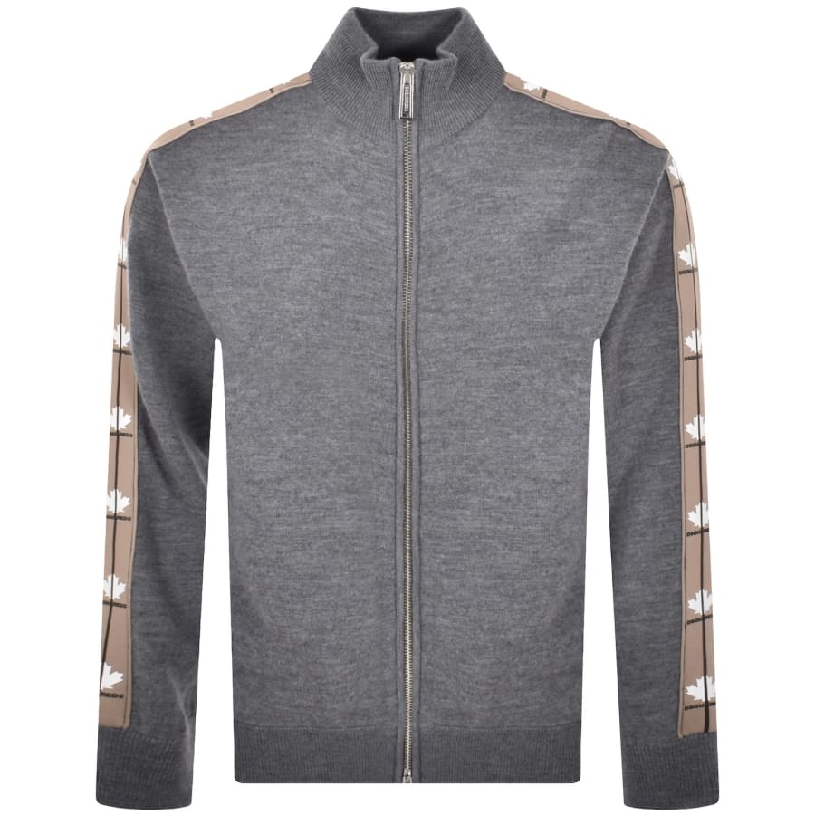DSQUARED2 Zipped Cardigan Grey | Mainline Menswear x